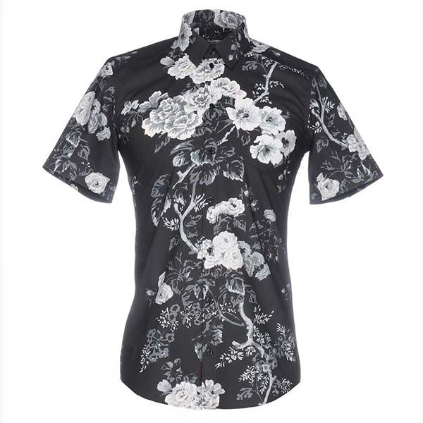 Áo Sơ Mi Nam Dolce & Gabbana D&G Designer T-shirts For Men Màu Đen - Thời trang - Vua Hàng Hiệu