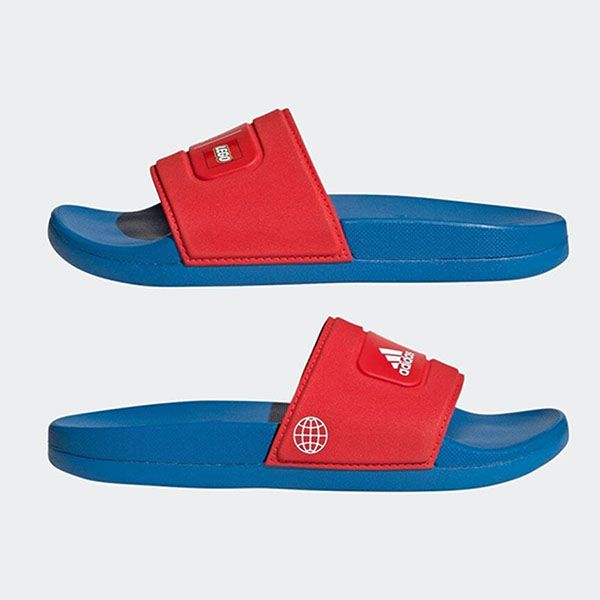 Dép Adidas Adilette Comfort X Lego Slides GW8109 Màu Xanh Đỏ Size 27.5 - Dép - Vua Hàng Hiệu