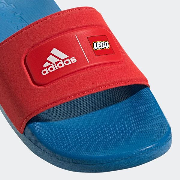 Dép Adidas Adilette Comfort X Lego Slides GW8109 Màu Xanh Đỏ Size 27.5 - Dép - Vua Hàng Hiệu