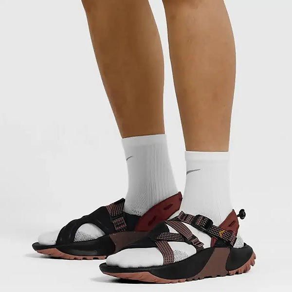 Dép Sandal Nike Oneonta Sandals Gum Medium Brown DJ6603-002 Màu Nâu Đen Size 41 - Dép - Vua Hàng Hiệu