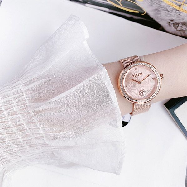 Đồng Hồ Nữ Versace Versus Womens IP Lea Bracelet Watch VSPEN2421 Màu Vàng Hồng - Đồng hồ - Vua Hàng Hiệu