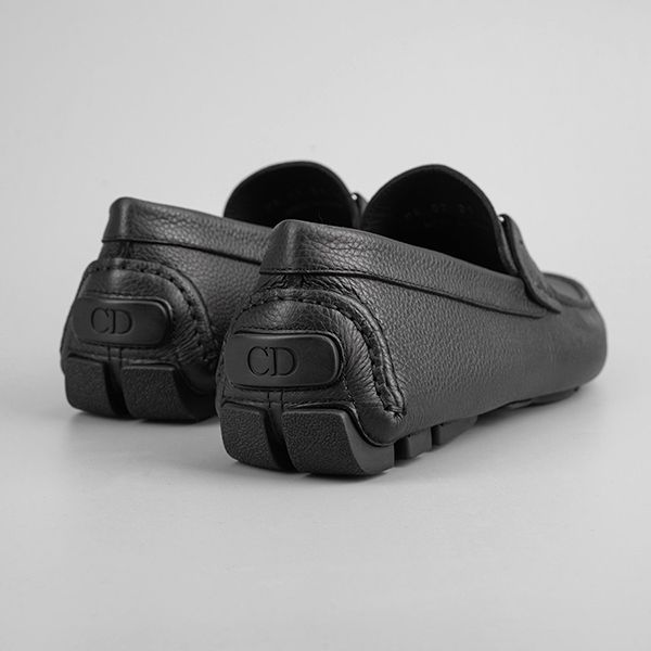 Giày Lười Dior Homme Plain Leather Logo Oxfords 3LO114YJK 969 Màu Đen Size 41 - Giày - Vua Hàng Hiệu