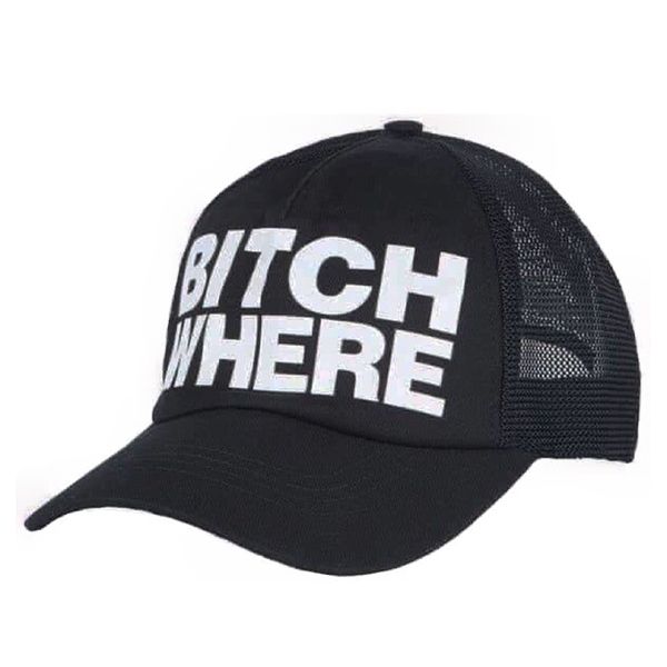 Mũ Dsquared2 Bitch Where Baseball Cap Màu Đen - Mũ nón - Vua Hàng Hiệu