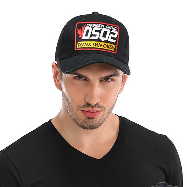 Mũ Dsquared2 Brand Baseball Caps Màu Đen - Mũ nón - Vua Hàng Hiệu