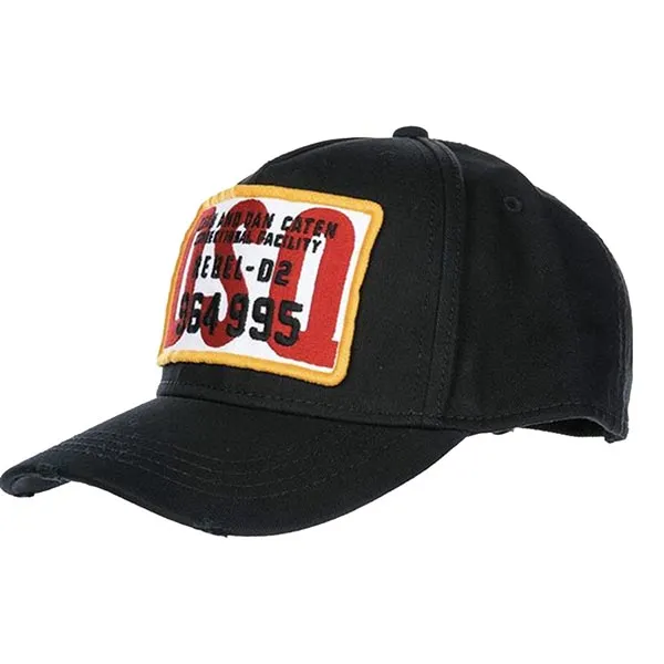 Mũ Dsquared2 Cap Pet Rebel DSQ Màu Đen - Mũ nón - Vua Hàng Hiệu