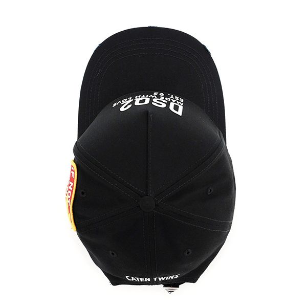 Mũ Dsquared2 Made With Love Baseball Cap Màu Đen - Mũ nón - Vua Hàng Hiệu