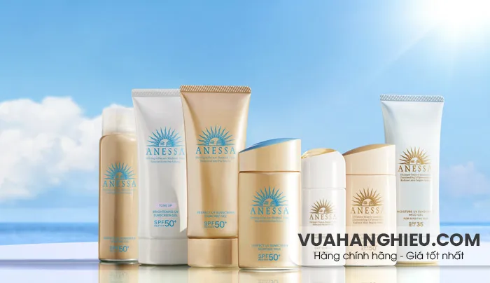 Top 8 kem chống nắng Anessa bán chạy đình đám năm 2025