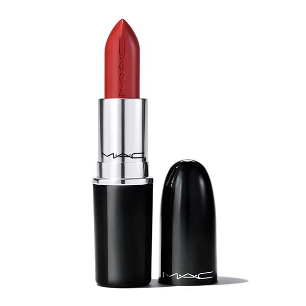 Son MAC Lustreglass Lipstick Cockney 502 Màu Đỏ Hồng - Son Môi - Vua Hàng Hiệu