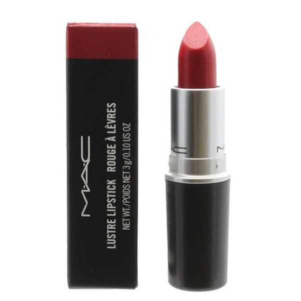 Son MAC Lustreglass Lipstick Cockney 502 Màu Đỏ Hồng - Son Môi - Vua Hàng Hiệu