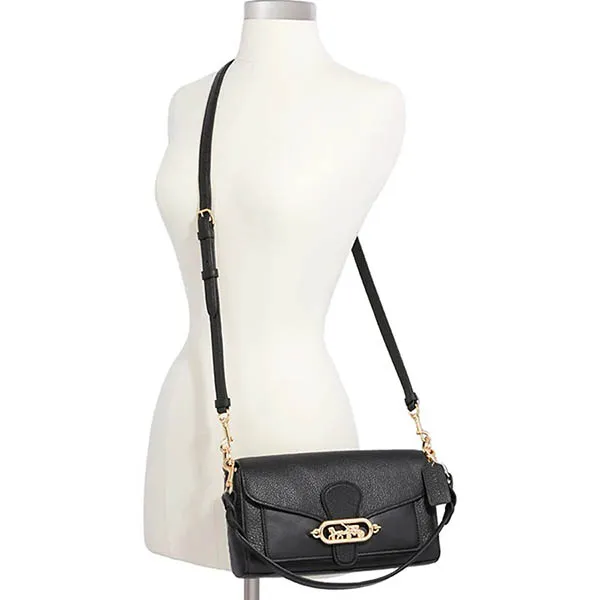 Túi Đeo Vai Coach F91105 Jade Shoulder Bag Black Màu Đen - Túi xách - Vua Hàng Hiệu