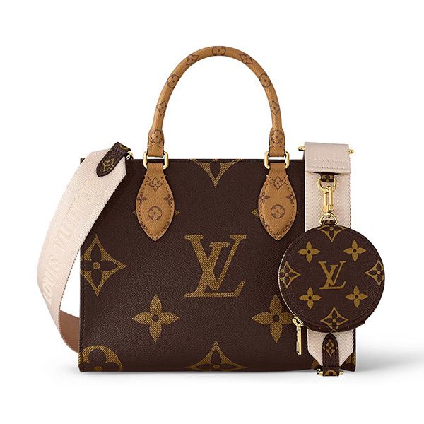 Túi Tote Nữ Louis Vuitton LV Onthego PM M46373 Màu Nâu - Túi xách - Vua Hàng Hiệu