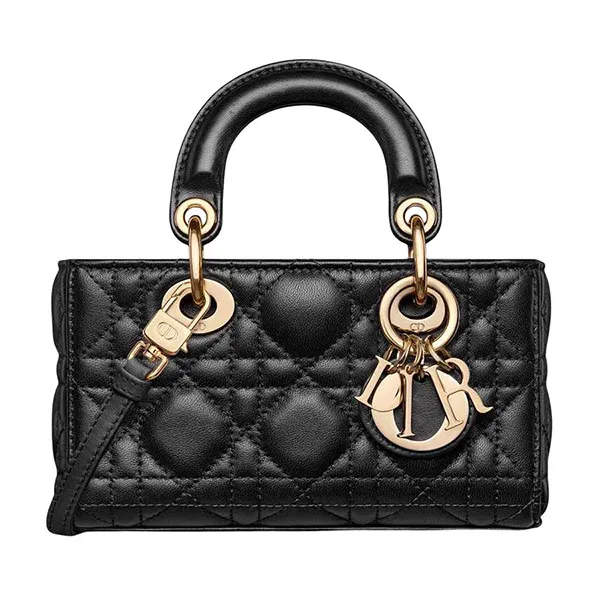 Túi Xách Tay Dior Micro Lady D-Joy Bag S0910ONGE_M900 Màu Đen - Túi xách - Vua Hàng Hiệu