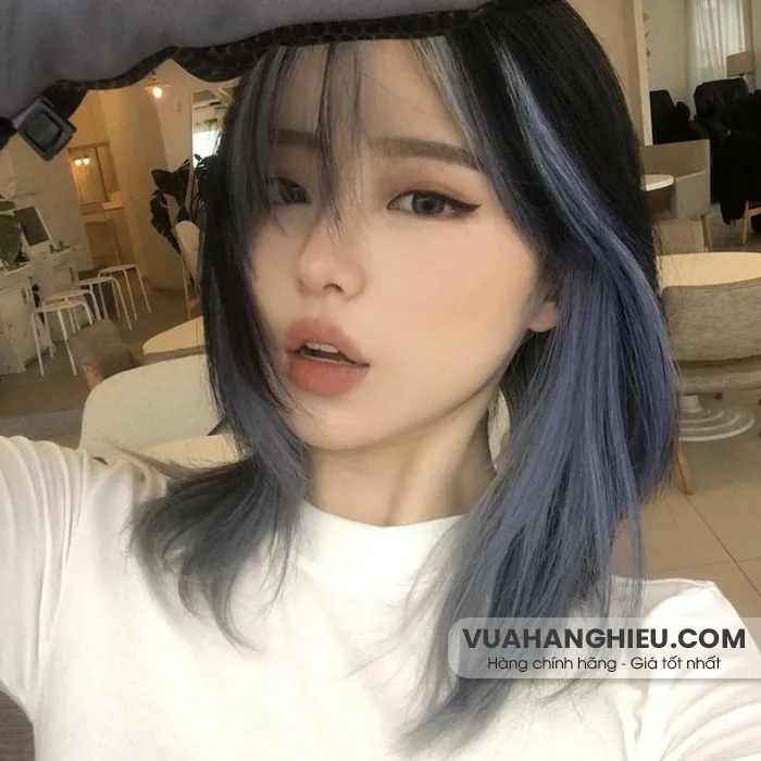 11 kiểu tóc nhuộm highlight ẩn sau tai đẹp 