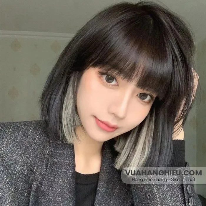 11 kiểu tóc nhuộm highlight ẩn sau tai đẹp 