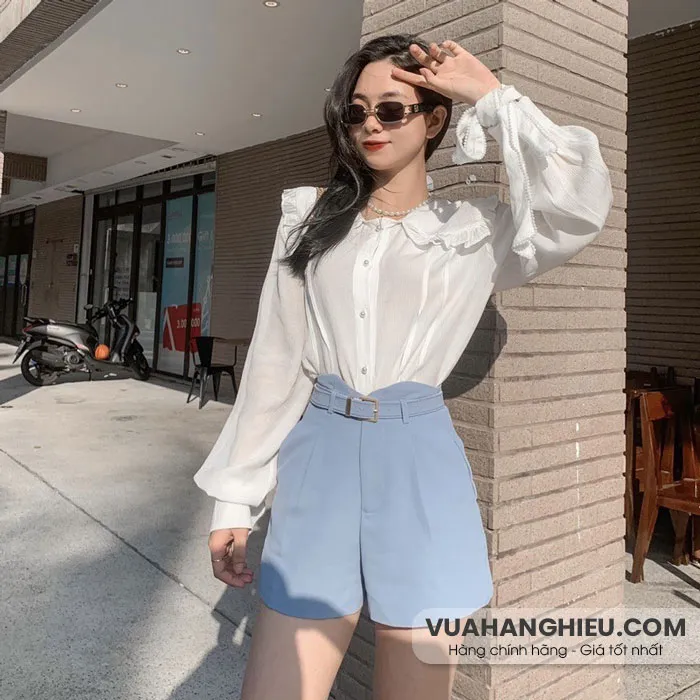 12+ cách phối đồ với áo blouse trắng cho nữ mùa hè