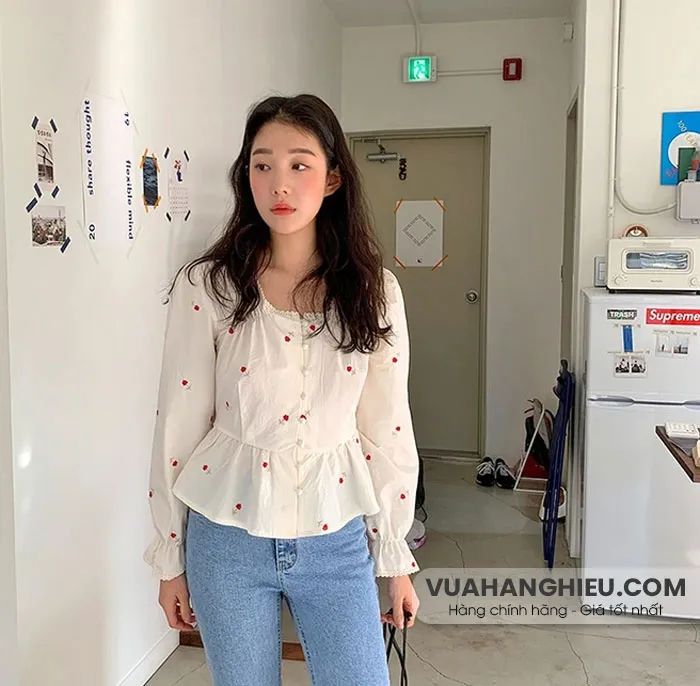 12+ cách phối đồ với áo blouse trắng cho nữ mùa hè
