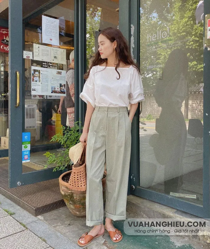 12+ cách phối đồ với áo blouse trắng cho nữ mùa hè