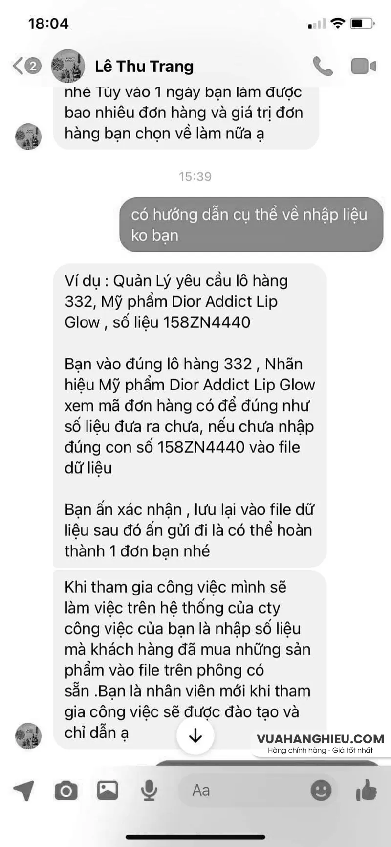 Vua Hàng Hiệu cảnh báo hiện tượng lừa đảo mạo danh thương hiệu - 1