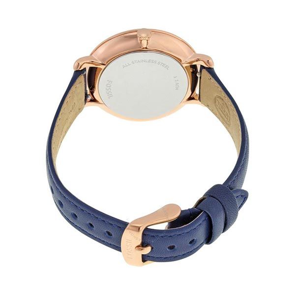 Đồng Hồ Nữ Fossil Jacqueline ES3843 Dây Da Màu Xanh Navy - Đồng hồ - Vua Hàng Hiệu
