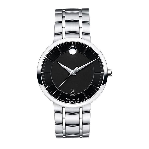 Đồng Hồ Nam Movado 0606914 Màu Đen Bạc - Đồng hồ - Vua Hàng Hiệu