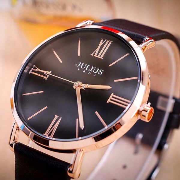 Đồng Hồ Nam Julius JA-1107ME Màu Đen - Đồng hồ - Vua Hàng Hiệu