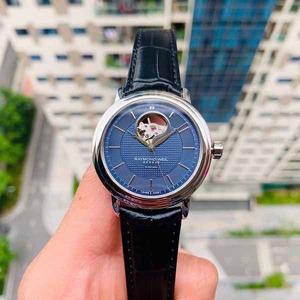 Đồng Hồ Nam Raymond Weil Maestro OpenHeart 2827-STC-50001 Màu Đen - Đồng hồ - Vua Hàng Hiệu
