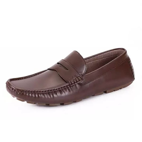 Giày Lười Nam Tommy Hilfiger Amile Driving Style Loafer Màu Nâu Size 7.5 - Giày - Vua Hàng Hiệu
