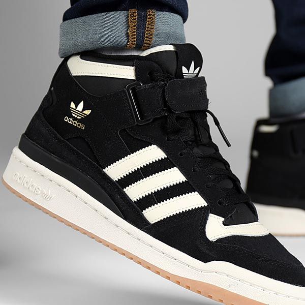 Giày Thể Thao Adidas Forum Mid Shoes FZ6252 Màu Đen Size 42.5 - Giày - Vua Hàng Hiệu