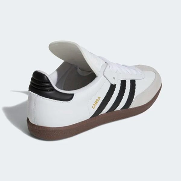Giày Thể Thao Adidas Samba Classic Shoes 772109 Màu Trắng Nâu Size 42 - Giày - Vua Hàng Hiệu