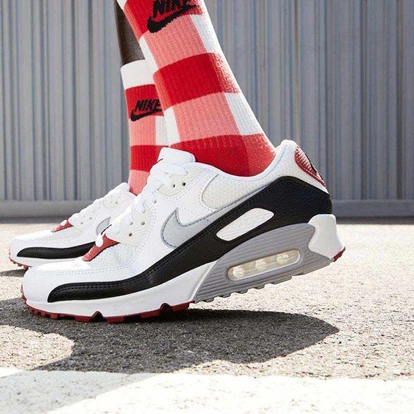 Giày Thể Thao Nike Air Max 90 Varsity Red DO8902 001 Phối Màu Trắng Đỏ Size 40.5 - Giày - Vua Hàng Hiệu