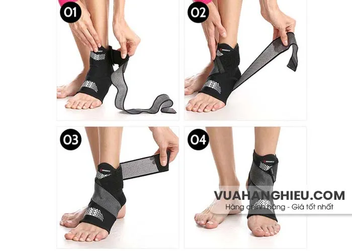 6 bước hướng dẫn cách quấn băng cổ chân đá bóng