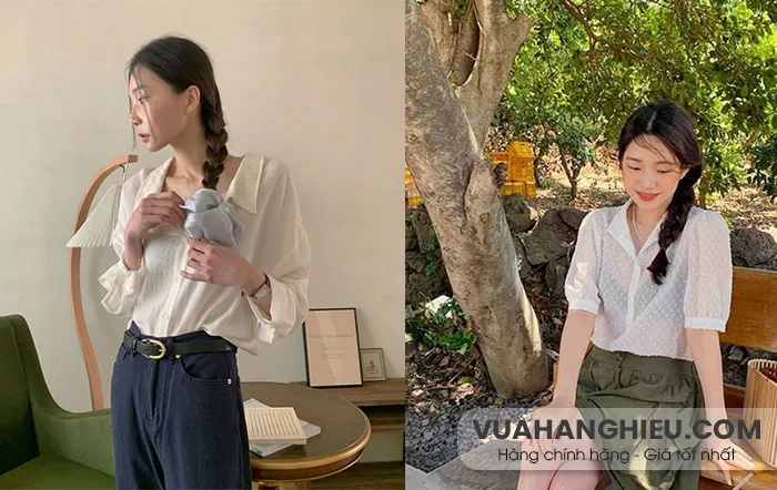 7 Kiểu tóc nữ đẹp và sang để diện với áo sơ mi