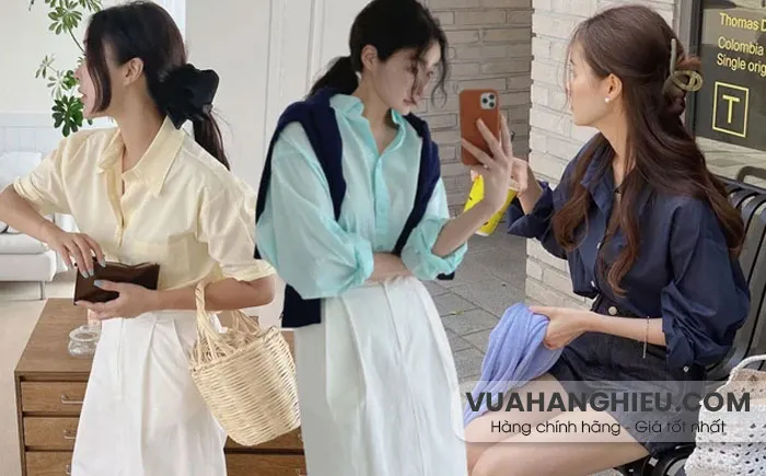 7 Kiểu tóc nữ đẹp và sang để diện với áo sơ mi