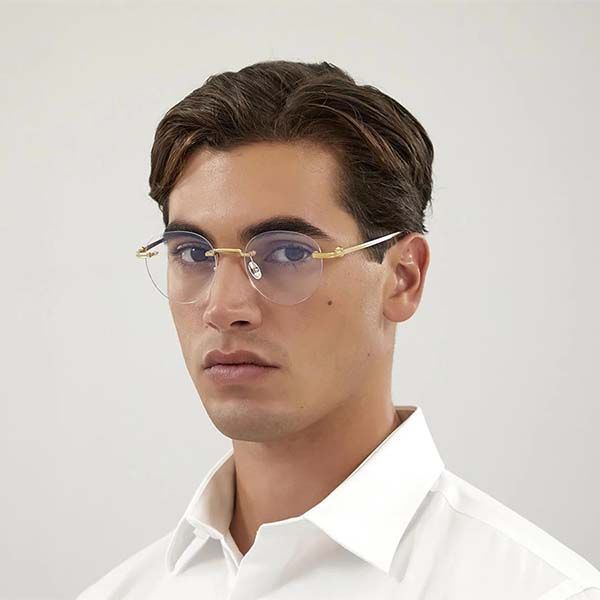 Kính Mắt Cận Cartier Pasha CT0342O 002 Glasses Trong Suốt - Kính mắt - Vua Hàng Hiệu