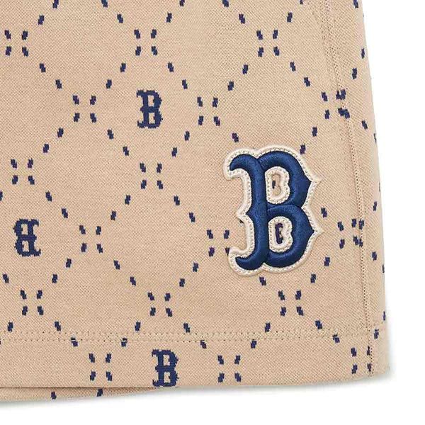 Quần Short MLB Dia Monogram Boston Red Sox 3FSPM0133-43SAL Màu Nâu Size M - Thời trang - Vua Hàng Hiệu