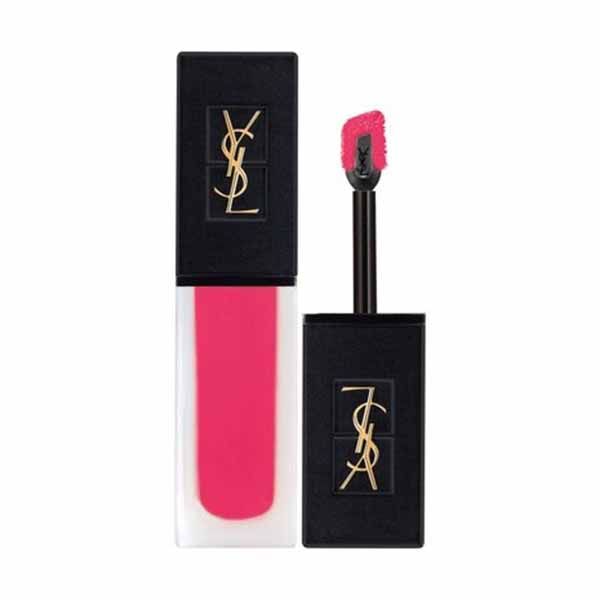 Son Kem Yves Saint Laurent YSL Tatouage Couture Velvet Cream Liquid Lipstick N°222 Màu Hồng - Son Môi - Vua Hàng Hiệu