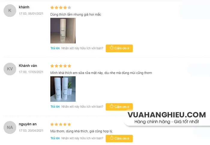Top 9 loại sữa rửa mặt nha đam được yêu rất thích hiện nay