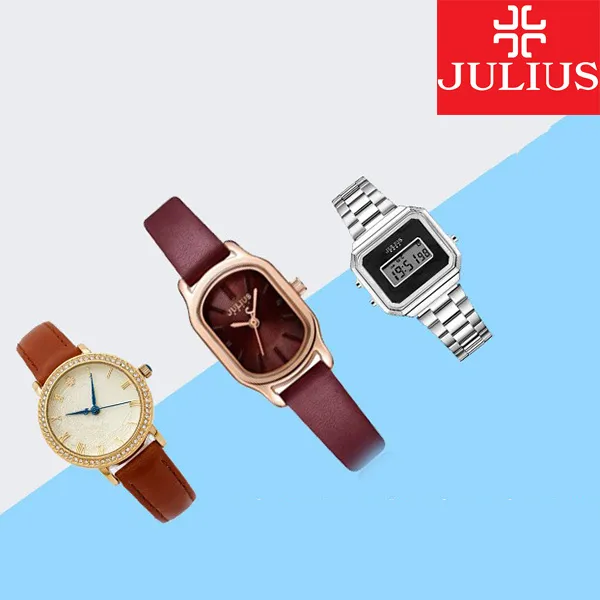 Đồng Hồ Nam Julius JA-1107ME Màu Đen - Đồng hồ - Vua Hàng Hiệu