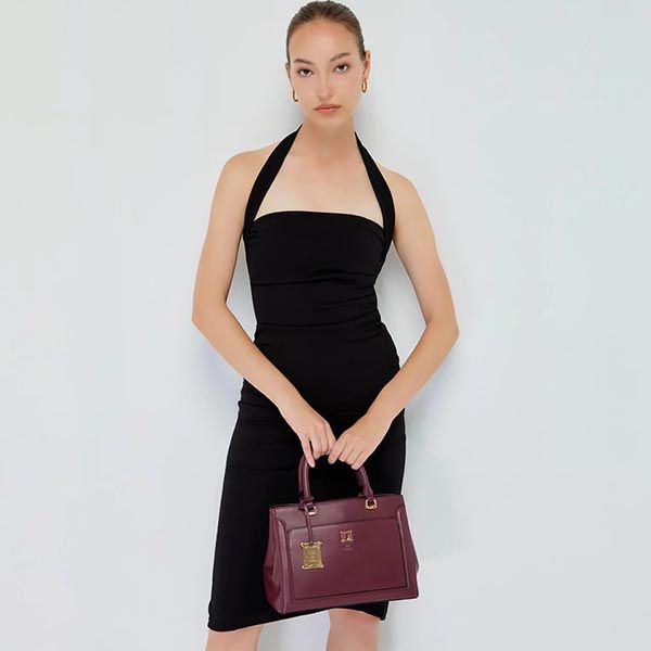 Túi Đeo Chéo Lyn Vincent M Handbags LL23CBS123 Màu Đỏ Thẫm - Túi xách - Vua Hàng Hiệu