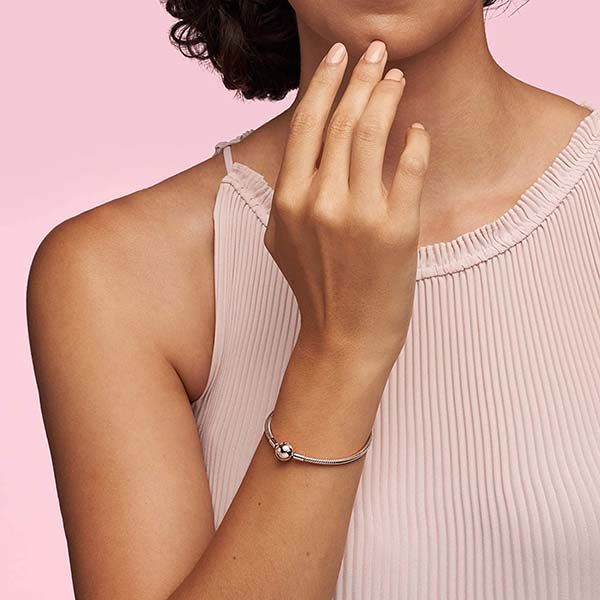 Vòng Đeo Tay Pandora Moments Snake Chain Bracelet 580728 Màu Vàng Hồng Size 18 - Trang sức - Vua Hàng Hiệu