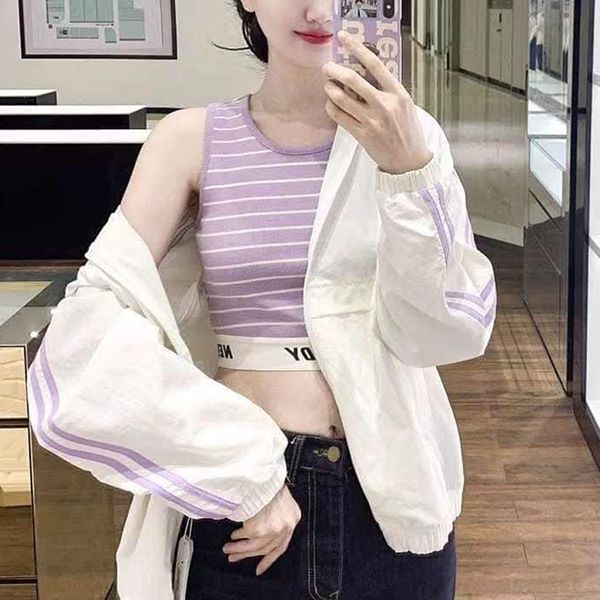 Áo Ba Lỗ Nữ Nerdy Tank Top Màu Tím Size S - Thời trang - Vua Hàng Hiệu