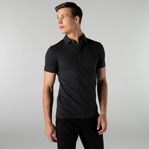 Áo Polo Nam Lacoste Regular PH5522EL6 Màu Xám Đen Size 5 - Thời trang - Vua Hàng Hiệu