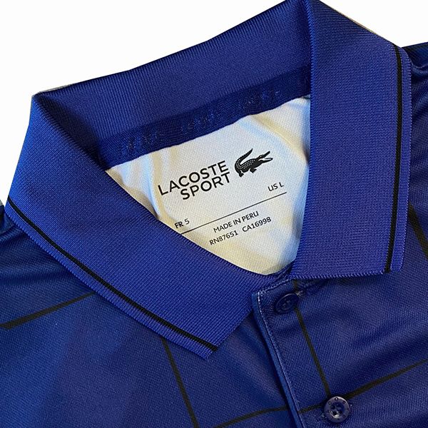 Áo Polo Nam Lacoste Sport Regular Fit DH2052 JSL Màu Xanh Dương Size 4 - Thời trang - Vua Hàng Hiệu