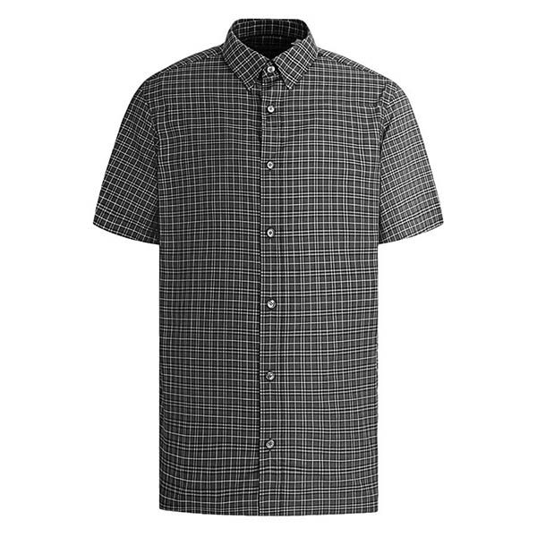 Áo Sơ Mi Nam Burberry Cộc Tay Dark Grey Ip Check Màu Xám Size M - Thời trang - Vua Hàng Hiệu