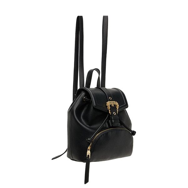 Balo Nữ Versace Jeans Couture Buckled Drawstring Backpack Màu Đen - Túi xách - Vua Hàng Hiệu