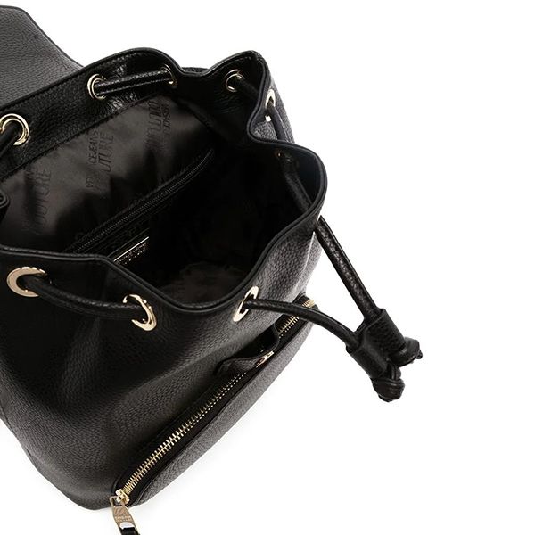 Balo Nữ Versace Jeans Couture Buckled Drawstring Backpack Màu Đen - Túi xách - Vua Hàng Hiệu
