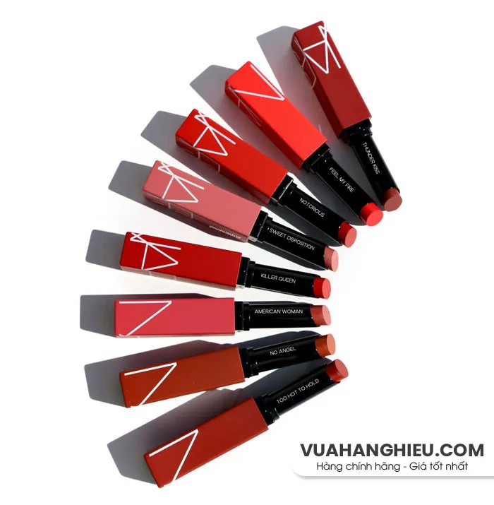 Full bảng màu son Nars vô cùng đẹp cập nhật năm 2025
