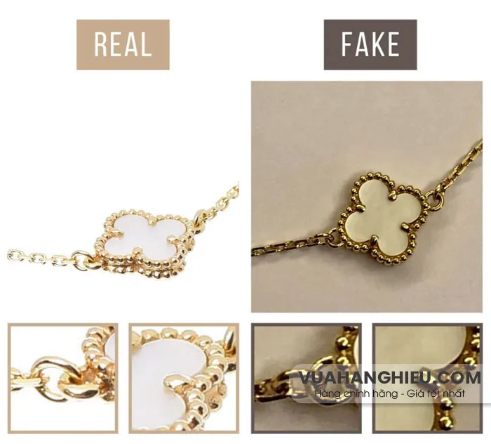 7 Cách nhận biết trang sức Van Cleef & Arpels thật - giả uy tín