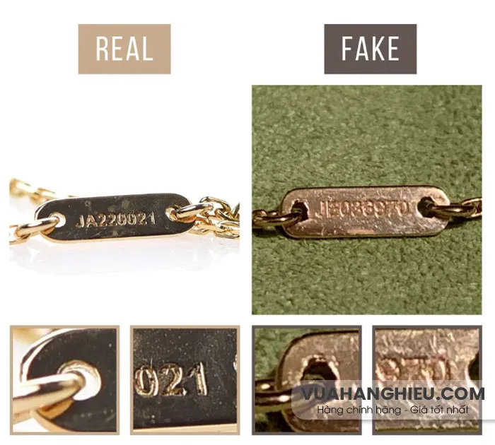 7 Cách nhận biết trang sức Van Cleef & Arpels thật - giả uy tín