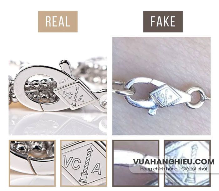 7 Cách nhận biết trang sức Van Cleef & Arpels thật - giả uy tín